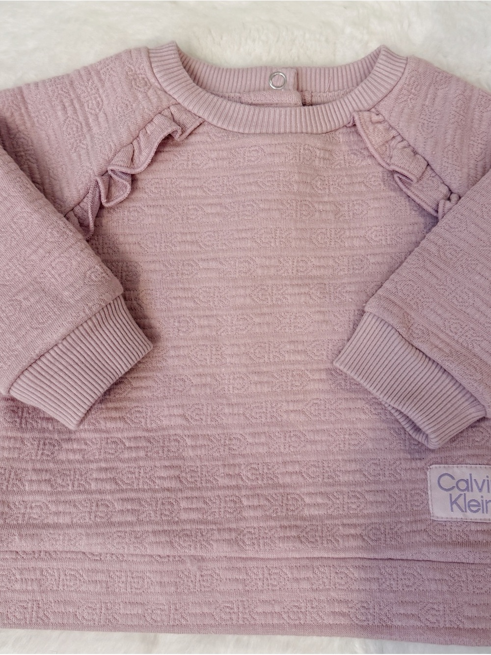 Calvin Klein Baby Girls Long Sleeve Set - Picture 2 of 5